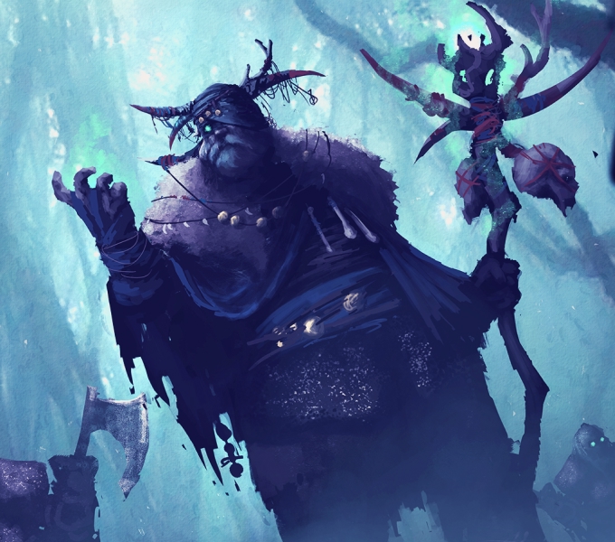 Gloamwood Hexxer fantasy artwork