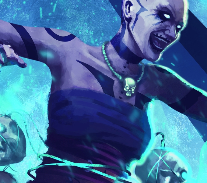 Veilblade Acolyte fantasy artwork