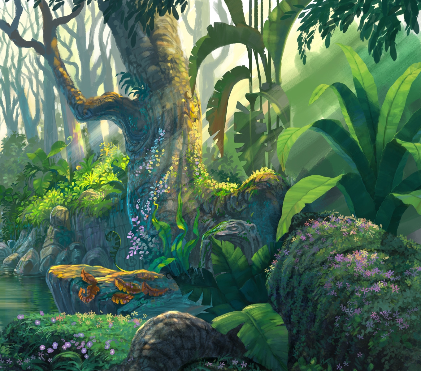 Enchanted Canopy original fantasy artwork