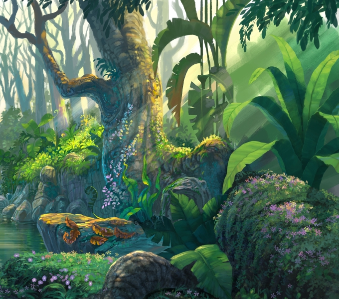 Enchanted Canopy fantasy artwork