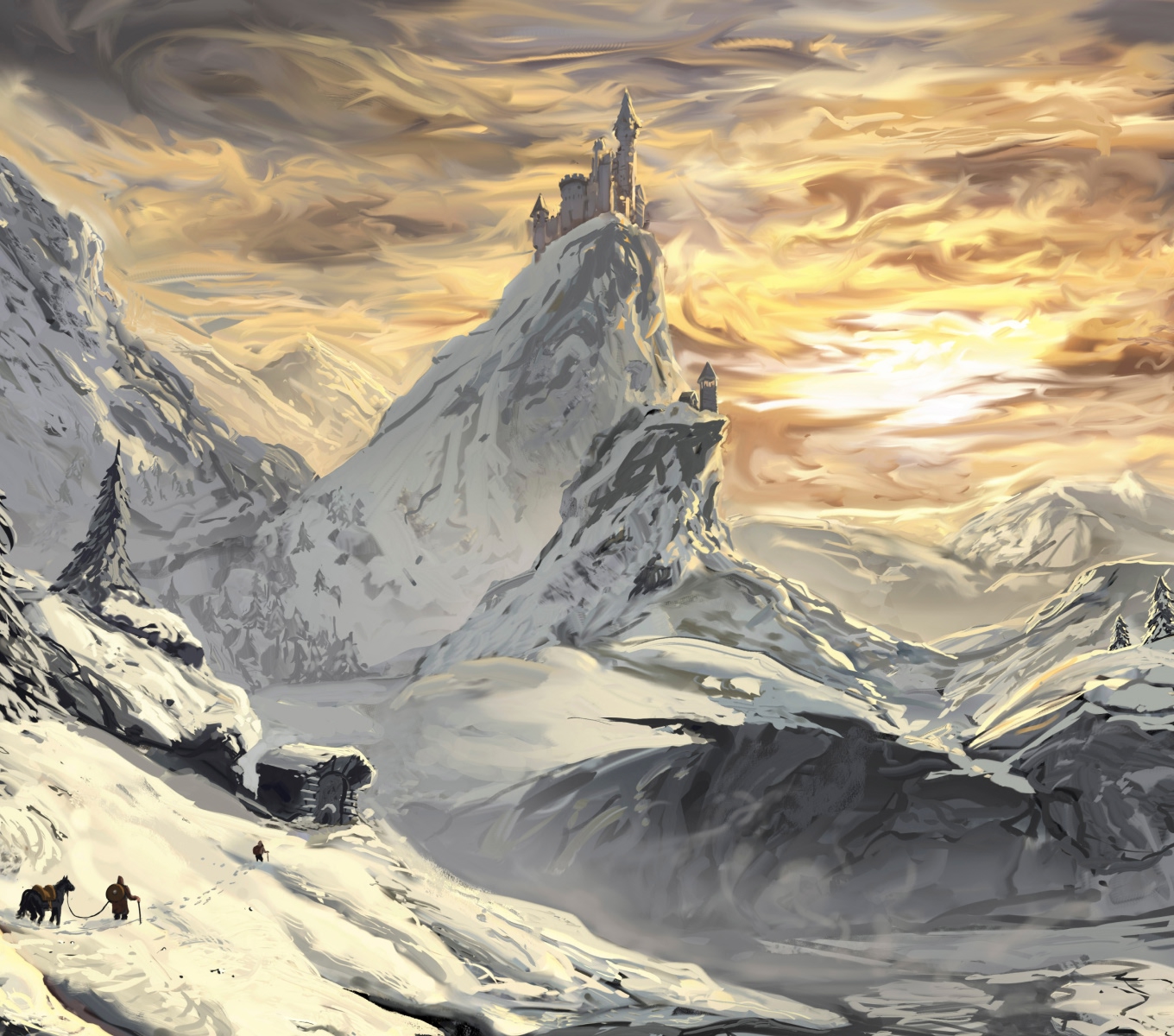 Frostspire Reach original fantasy artwork