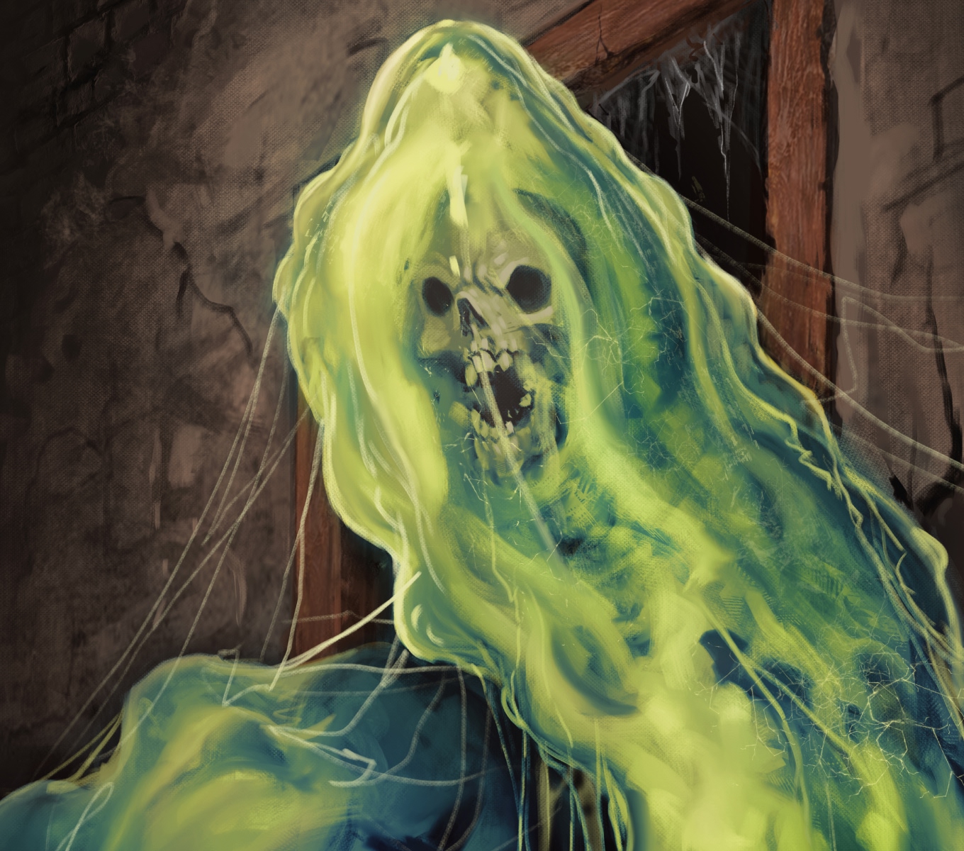 Ossuary Ooze original fantasy artwork