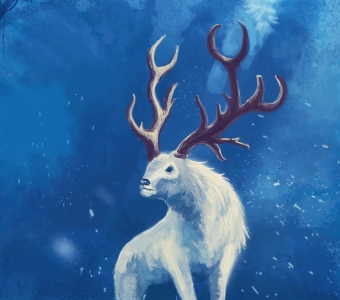 Winterpath Guide fantasy artwork
