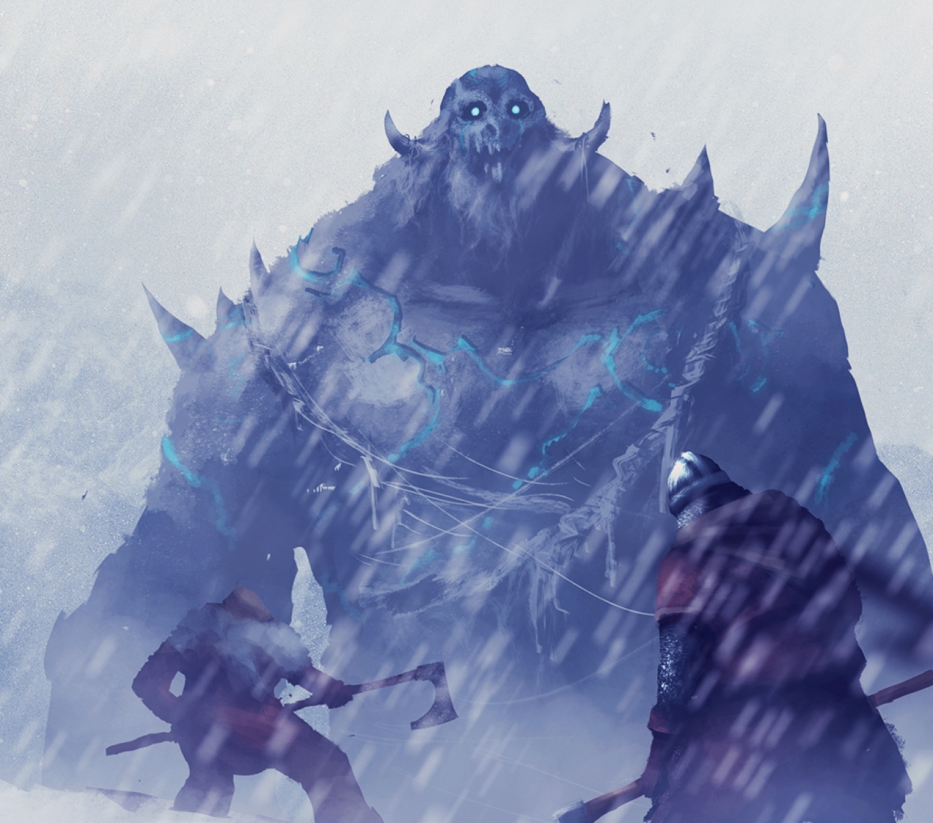 Wailer of the White Rift original fantasy artwork