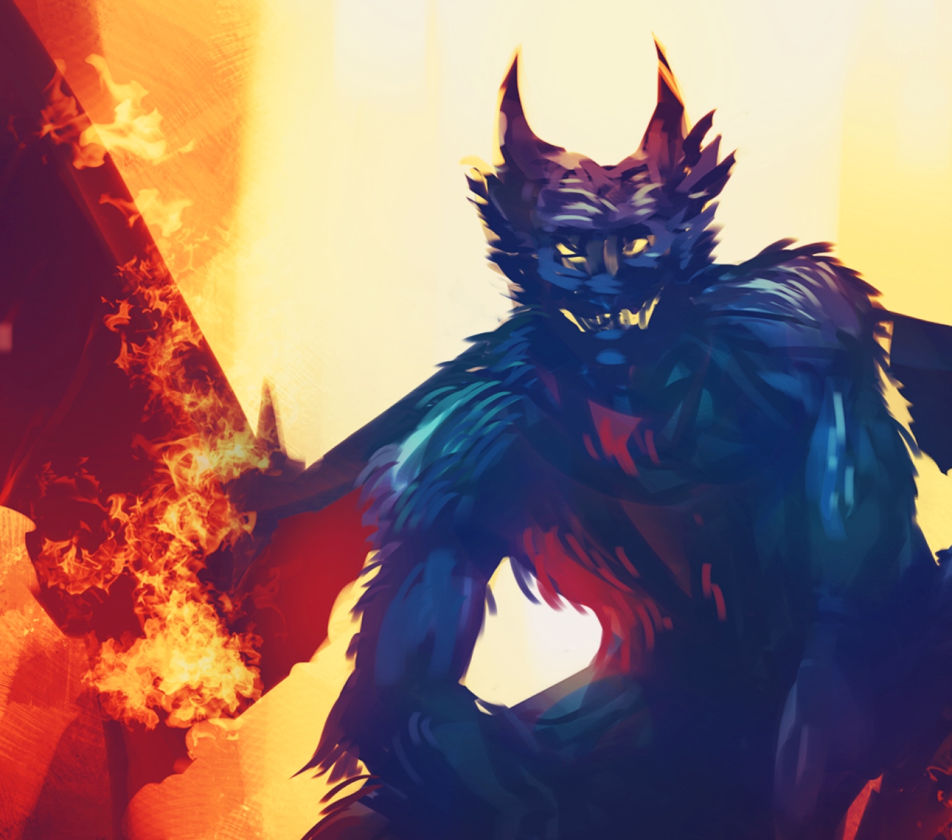 Cinderclaw Harrower original fantasy artwork