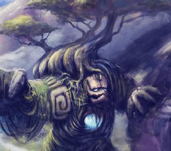 Rootspire Colossus fantasy artwork