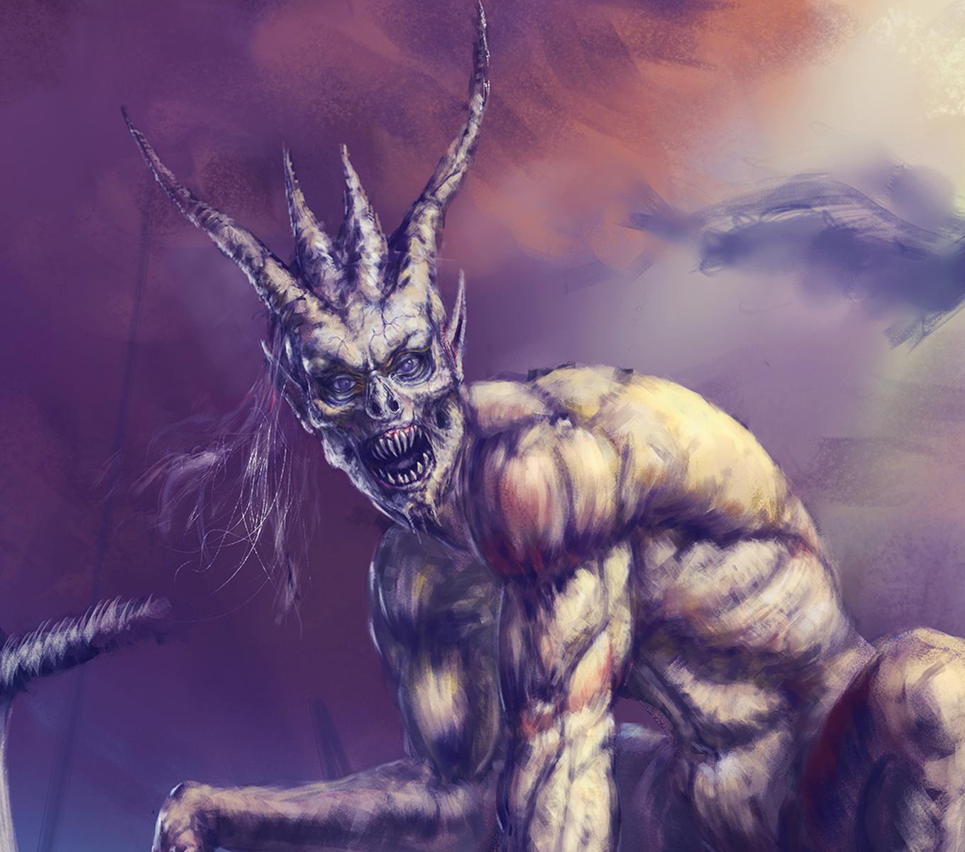 Gravetalon Stalker original fantasy artwork